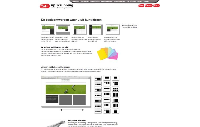 Up 'n' Running: eenvoudige website of portfolio